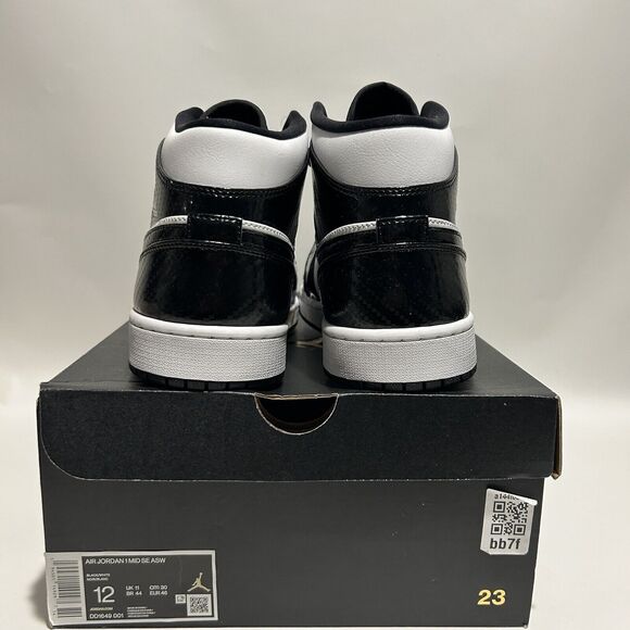 Nike Shoes Air Jordan 1 Retro Mid SE “All-Star/Carbon Fiber” 2024 - Picture 4 of 6